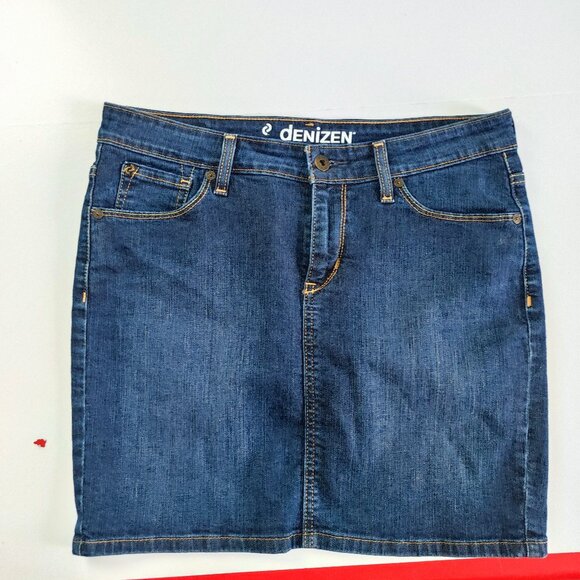 Denizen from Levi's jeans skirt women's size 8 denim blue - Picture 1 of 8